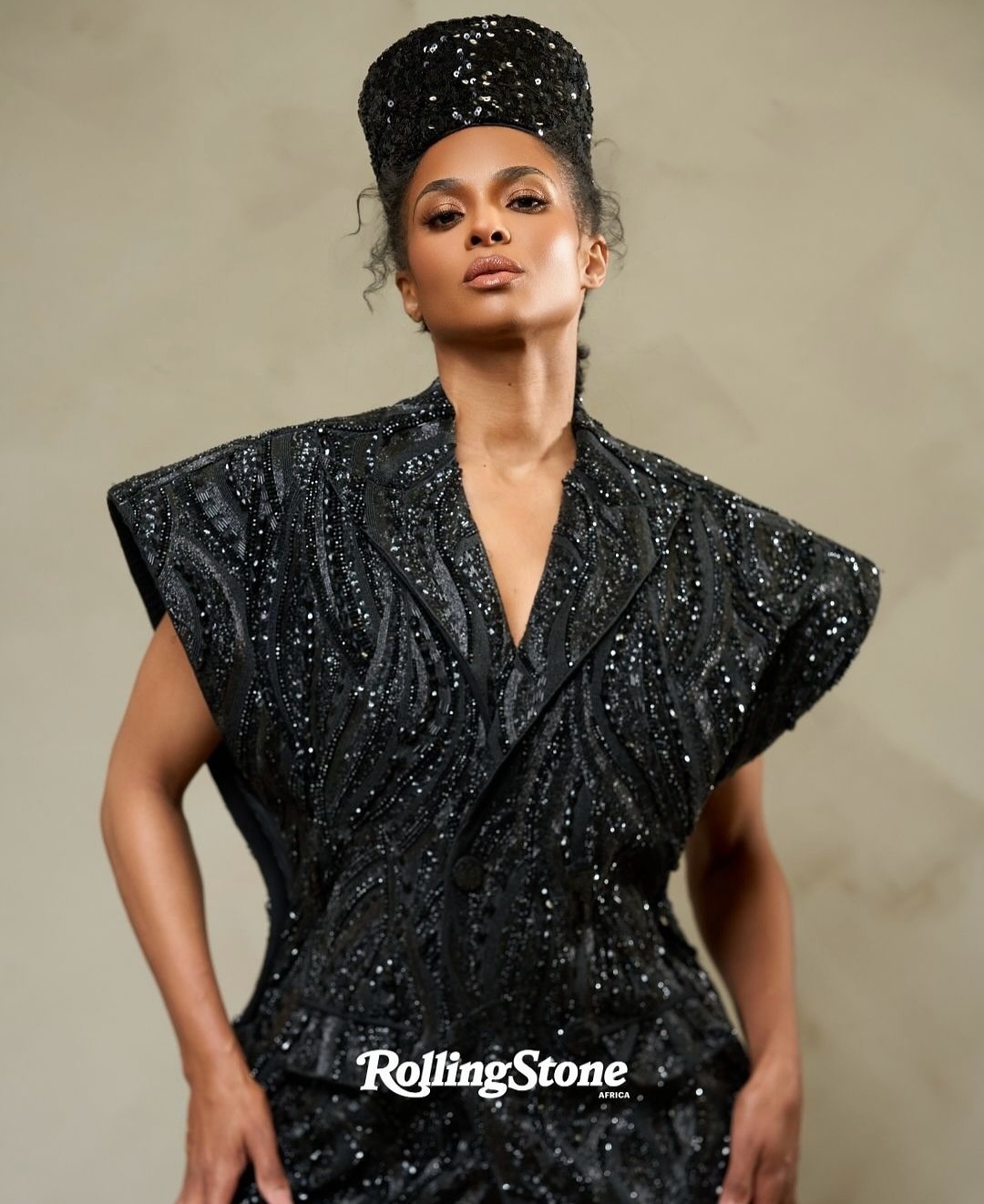 Ciara poses powerfully